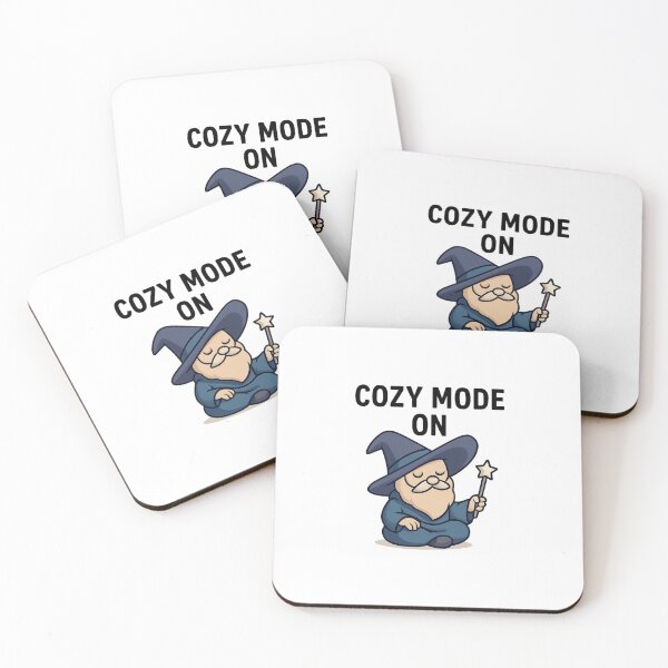 Item preview, Cozy Mode On Wizard designed and sold by Trend Drops Mad.