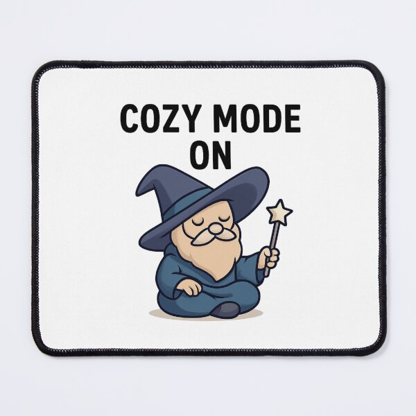 Item preview, Cozy Mode On Wizard designed and sold by Trend Drops Mad.