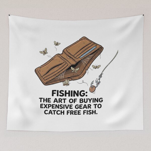 Item preview, Fishing: Buying Expensive Gear To Catch Free Fish designed and sold by EverBranz-stor.