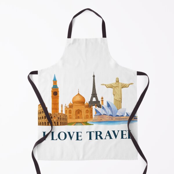 Item preview, i love travel merch designed and sold by AYMAART.