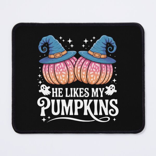 Item preview, He Likes My Pumpkins I Like His Broomstick Couples Halloween4 designed and sold by VerseFarm.