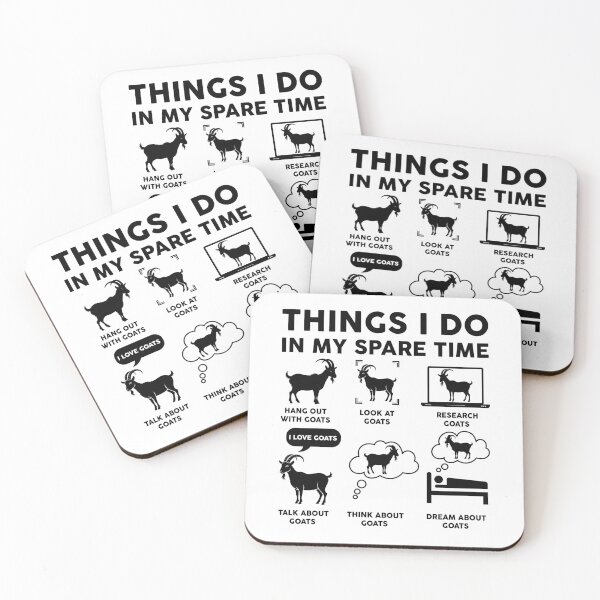 Item preview, Things I Do In My Spare Time Funny Goats Farmer designed and sold by LounisArt.