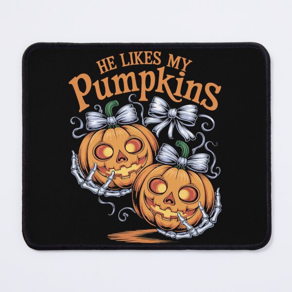 Item preview, He Likes My Pumpkins I Like His Broomstick Halloween Couples 5 designed and sold by VerseFarm.