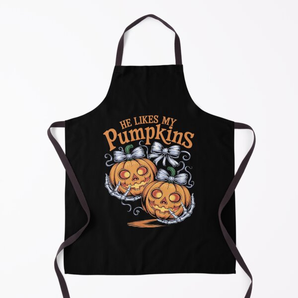 Item preview, He Likes My Pumpkins I Like His Broomstick Halloween Couples 5 designed and sold by VerseFarm.