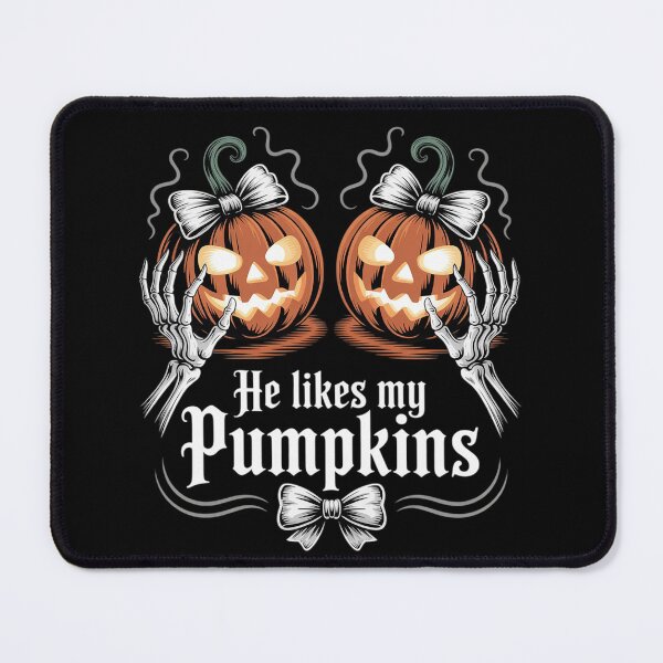 Item preview, He Likes My Pumpkins I Like His Broomstick Halloween Couples0 designed and sold by VerseFarm.