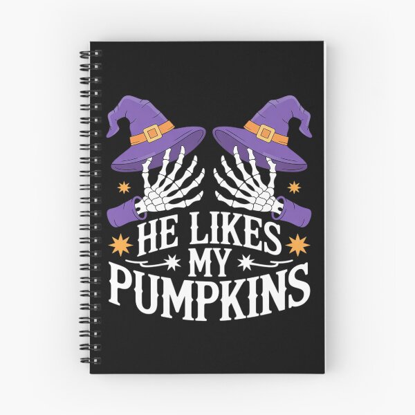 Item preview, He Likes My Pumpkins I Like His Broomstick Halloween Couples4  designed and sold by VerseFarm.