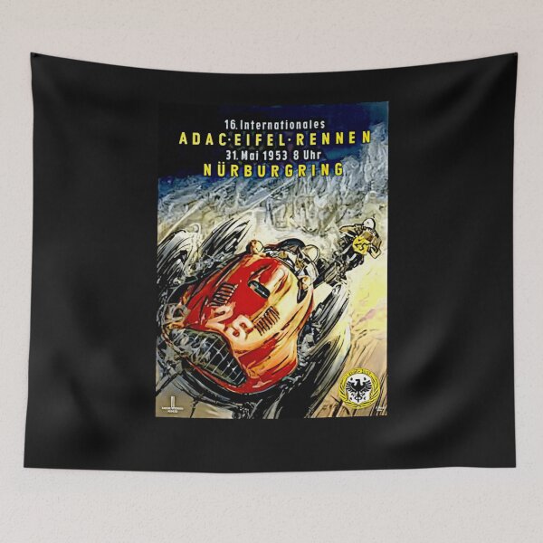 Item preview, Nurburgring 1953 little variation vintage poster  designed and sold by Helios Be. Lavsh.