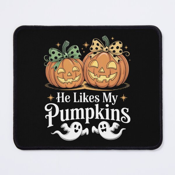 Item preview, He Likes My Pumpkins I Love His Magic Wand Couples Halloween designed and sold by VerseFarm.