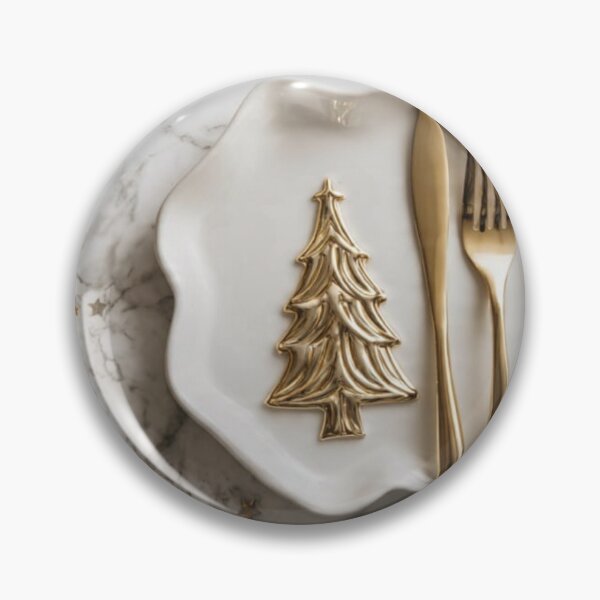 Item preview, Festive Christmas Tray Plate with Holiday Decorations and Seasonal Table Setting designed and sold by LeoArt007.