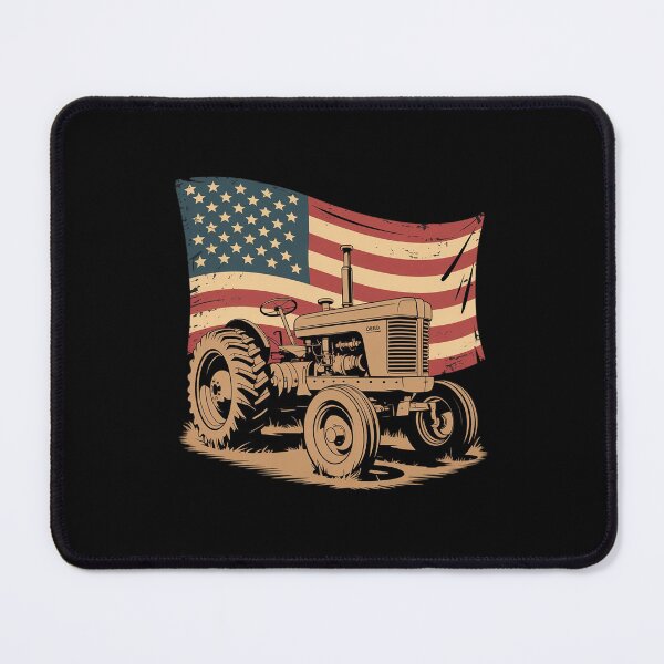 Item preview, Farm Tractor Proud Farmer Patriotic American Flag Tractor designed and sold by RsFilsingerArt.
