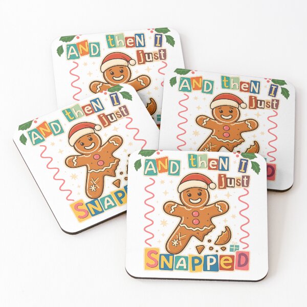 Item preview, Broken Gingerbread Cookie – Funny Holiday Meltdown Design designed and sold by TheNameCraftery.