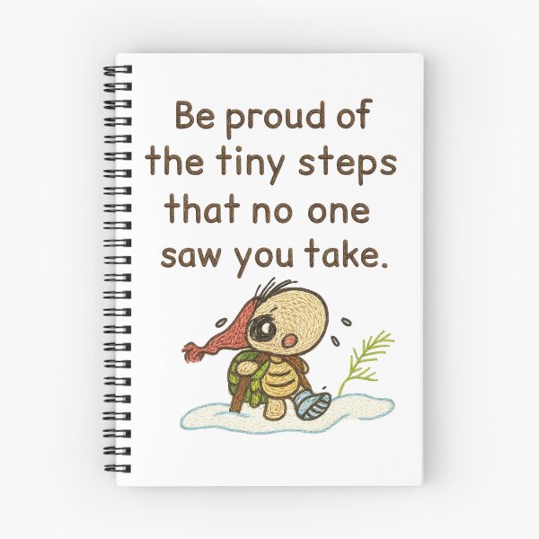 Item preview, Tiny Steps Matter – Hand-Embroidered Courage & Growth Sticker Art designed and sold by Gurjeetpixelart.