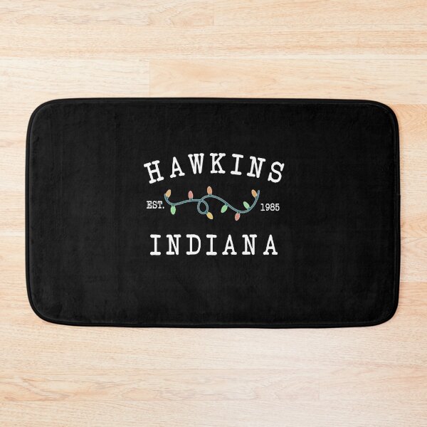 Item preview, Hawkins Indiana Retro EST 1983 Stranger Christmas Lights designed and sold by FmStyleArt.