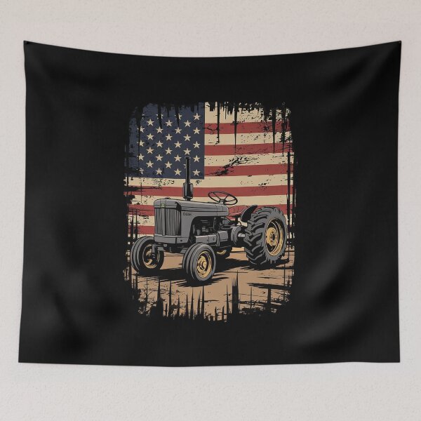 Item preview, Farm Tractors USA Flag Patriotic Farming Men Women Boys  designed and sold by RsFilsingerArt.