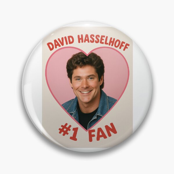 Item preview, David hasselhoff number 1 fan fans love birthday funny prank meme gift weird designed and sold by CheeseBlueprint.