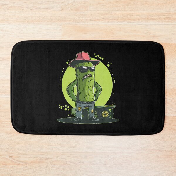 Item preview, Funny Trucker Pickle With Cowboy Hat designed and sold by JosephineCathy.