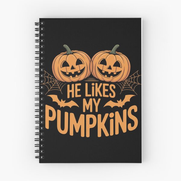 Item preview, He Likes My Pumpkins Matching Couples Pumpkin Hallowee5  designed and sold by VerseFarm.