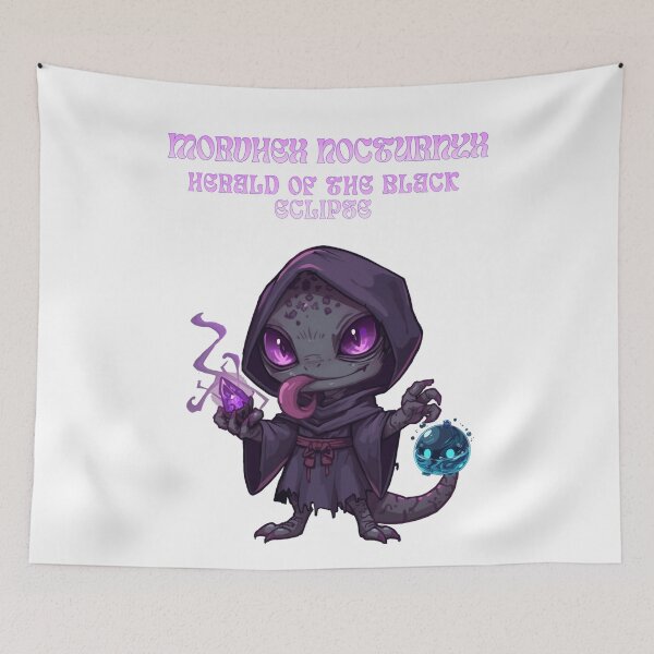 Item preview, Morvhex Nocturnyx — Herald of the Black Eclipse of Monzora designed and sold by Monzora.