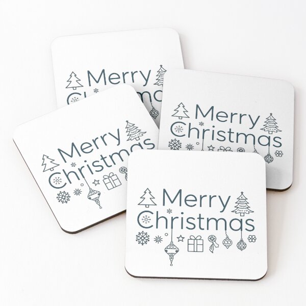 Item preview, Outline Christmas Icons & Modern Typography designed and sold by DavidTeeStudio.