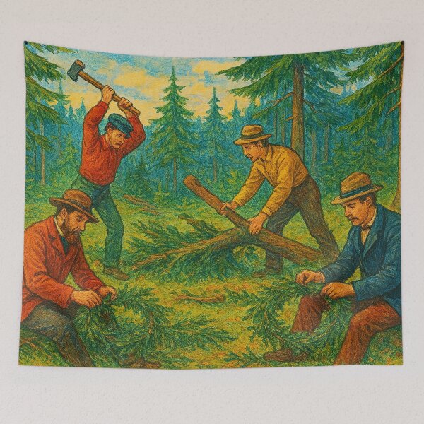 Item preview, Forestry work and wreath making combined designed and sold by Sigtrix.