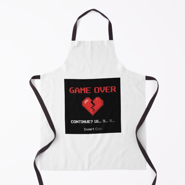 Item preview, Game Over Heart - Retro Arcade Breakup designed and sold by ryanguas.