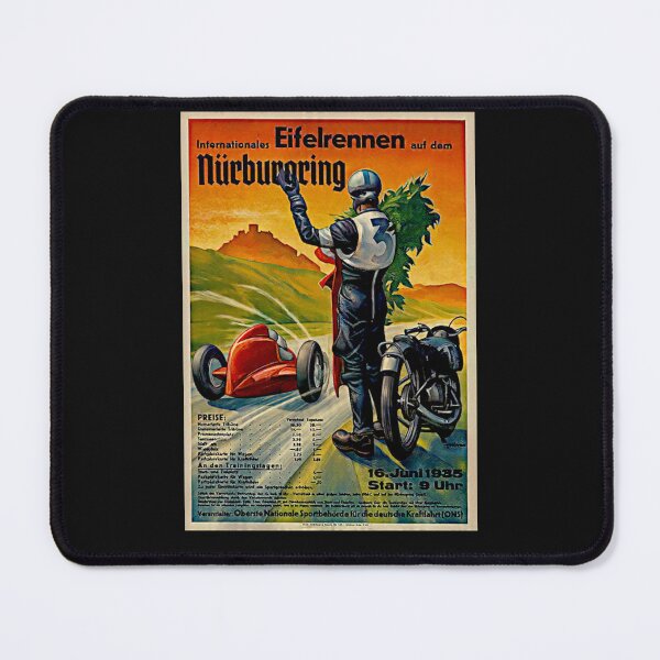 Item preview, Nurburgring 1935 little variation vintage poster designed and sold by Helios Be. Lavsh.