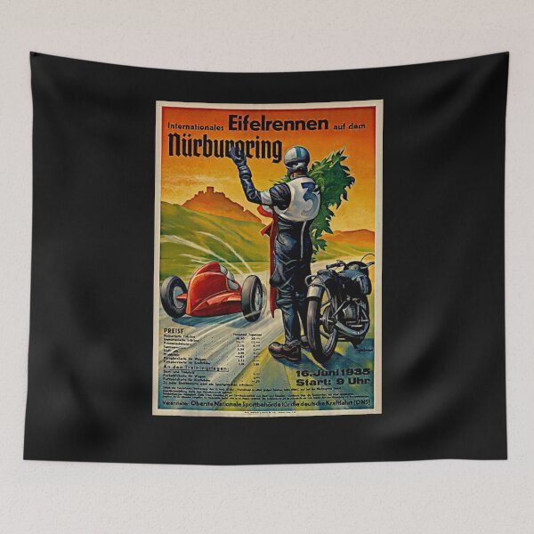 Item preview, Nurburgring 1935 little variation vintage poster  designed and sold by Helios Be. Lavsh.