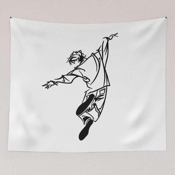 Item preview, Dancer Man – Modern Minimalist Dance Illustration designed and sold by LotusDigitalArt.
