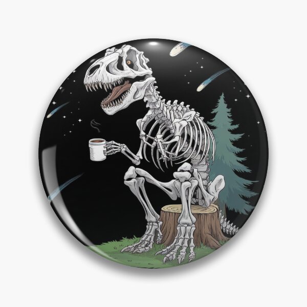Item preview, And Then It Hit Me Dinosaur Skeleton Coffee Halloween  designed and sold by NailMolisa.