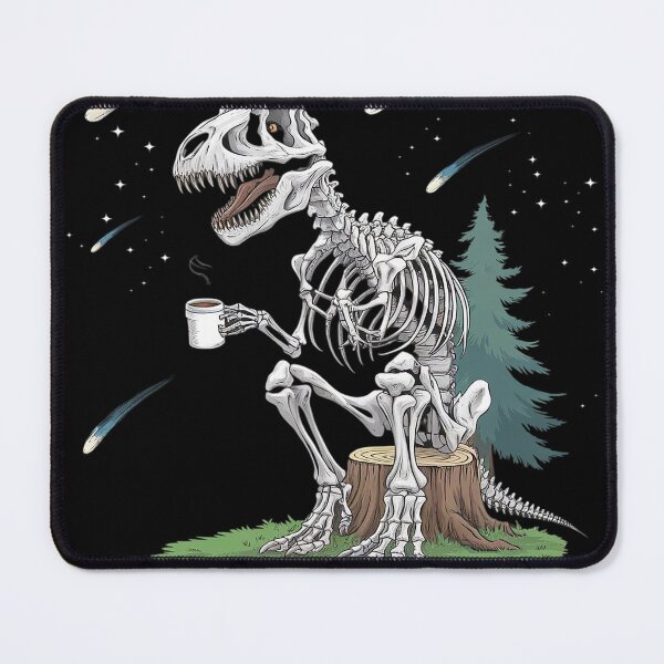 Item preview, And Then It Hit Me Dinosaur Skeleton Coffee Halloween designed and sold by NailMolisa.