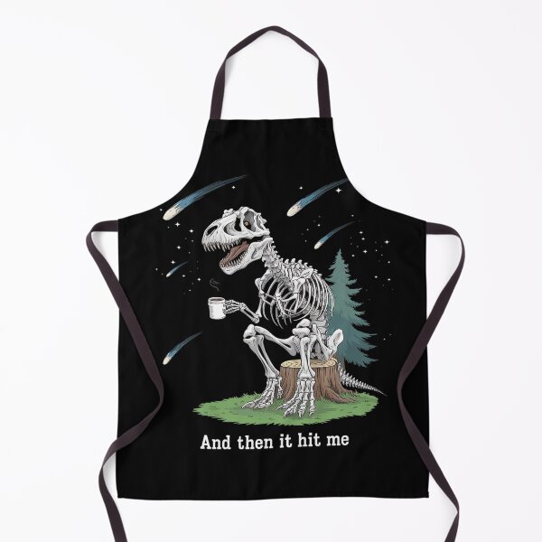 Item preview, And Then It Hit Me Dinosaur Skeleton Coffee Halloween designed and sold by NailMolisa.