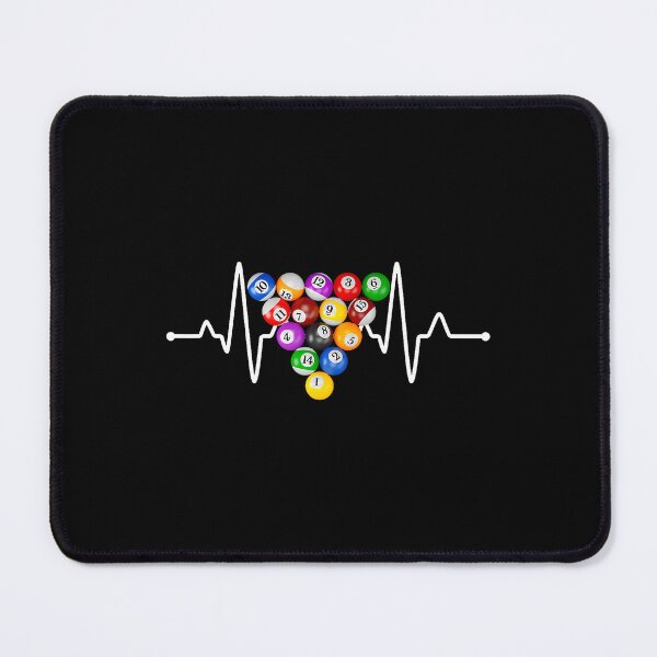 Item preview, Funny Billiards Art Billiards Playing Pool Players Heartbeat designed and sold by JosephineCathy.