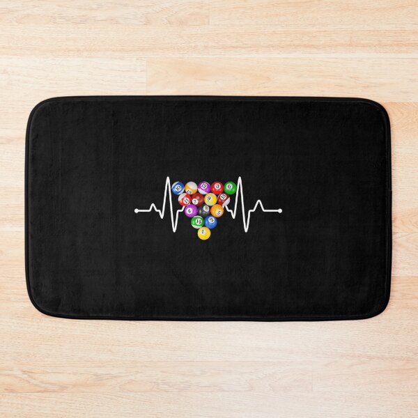 Item preview, Funny Billiards Art Billiards Playing Pool Players Heartbeat designed and sold by JosephineCathy.