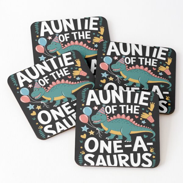 Item preview, Auntie Of The One-A-Saurus 1St Birthday Dinosaur Party  designed and sold by NailMolisa.