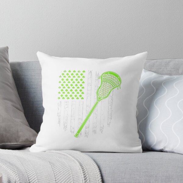Item preview, St. Patrick's Day Irish Lacrosse USA Flag Shamrock designed and sold by Venly1989.
