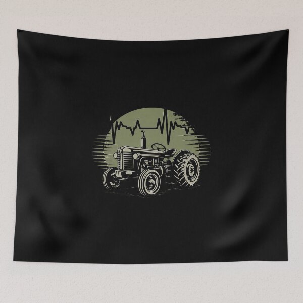 Item preview, Farmer Heartbeat Farm Tractor Funny Farming1  designed and sold by MyzoToyota.