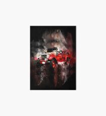 Vehicle fire Art Board