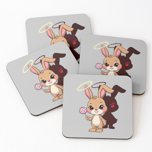 Item preview, Sweet on the Outside – Cute Bunny with a Dark Secret designed and sold by PixelVibe782.