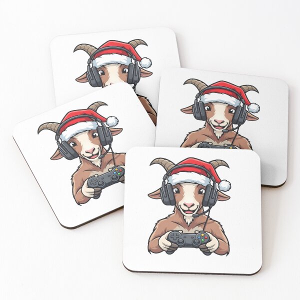 Item preview, Santa Hat GOAT Gamer designed and sold by LoganDzign.