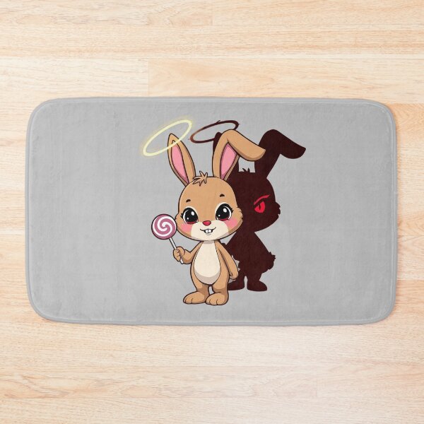 Item preview, Sweet on the Outside – Cute Bunny with a Dark Secret designed and sold by PixelVibe782.