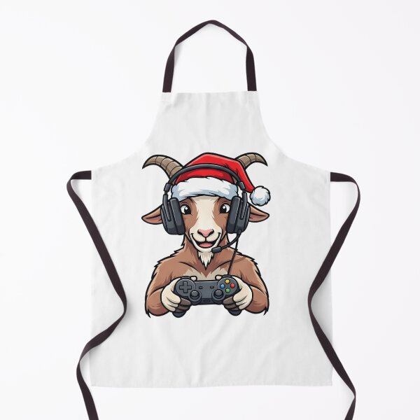 Item preview, Santa Hat GOAT Gamer designed and sold by LoganDzign.