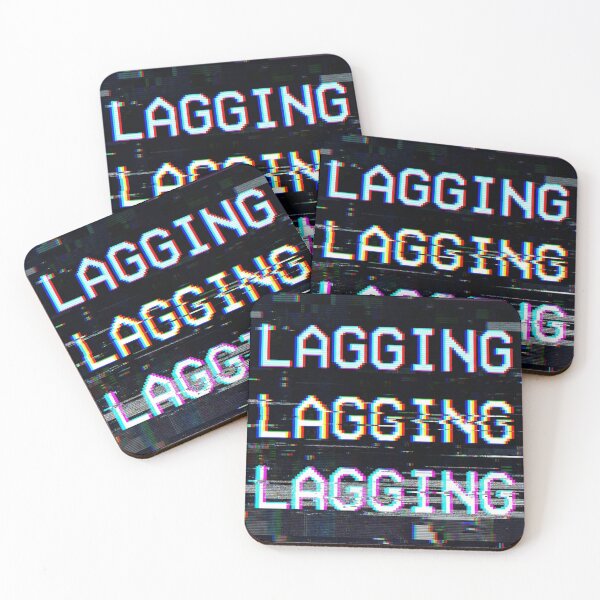 Item preview, Lagging Glitch Text - Gamer Humor designed and sold by ryanguas.