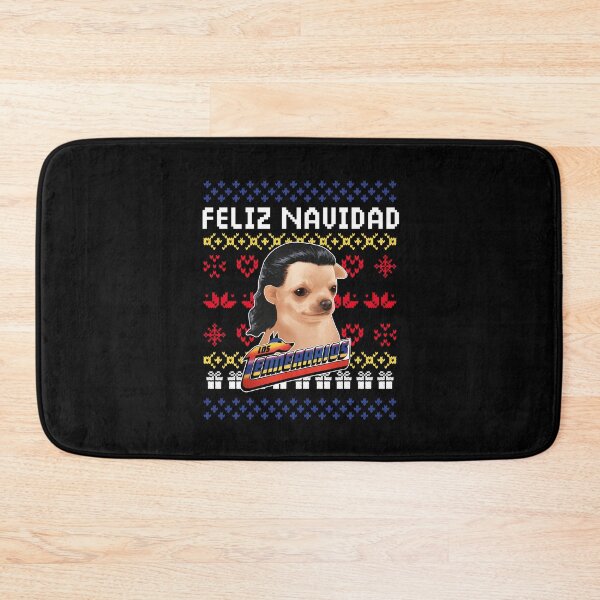 Item preview, Los Temerarios Dog Merry Christmas Feliz Navidad designed and sold by FmStyleArt.