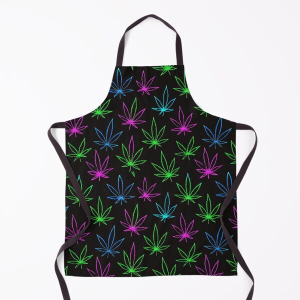 Item preview, Neon Cannabis Leaf Seamless Pattern – Colorful Marijuana Leaf Outline Design designed and sold by Sksticker991.