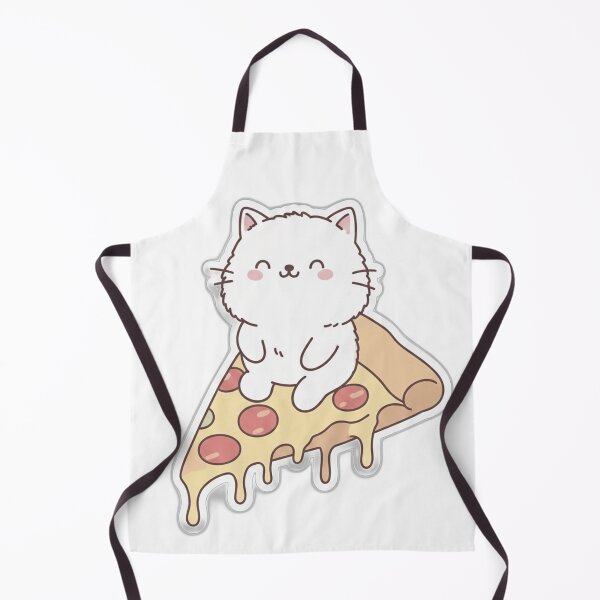 Item preview, Soft Kawaii Cat on a Slice of Pizza designed and sold by ARTofBito.