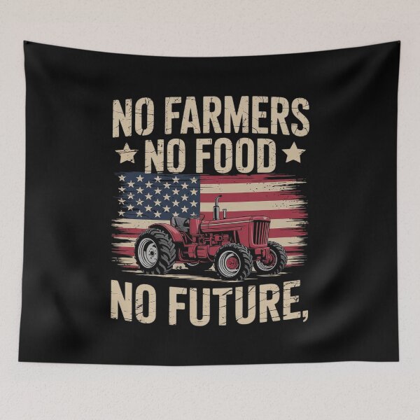 Item preview, Farming Tractors USA Flag No farmers No food Farm Patriotic  designed and sold by MyzoToyota.