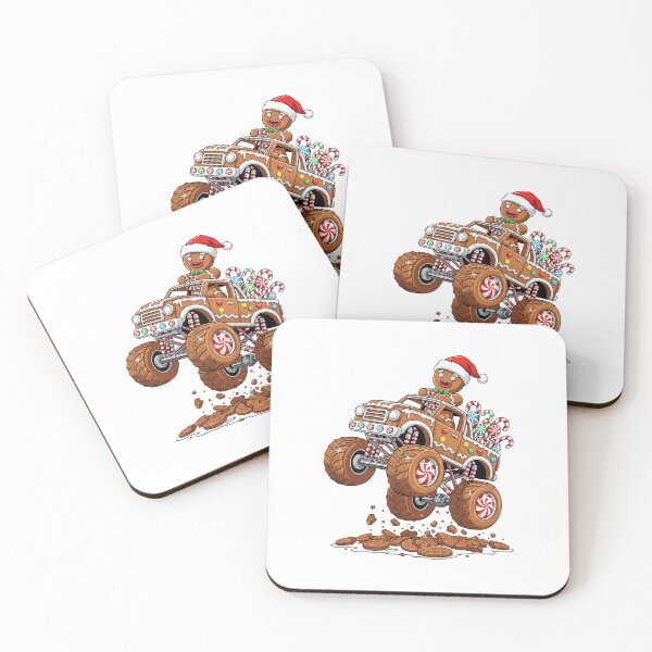Item preview, Gingerbread Monster Truck Christmas designed and sold by Han1986.