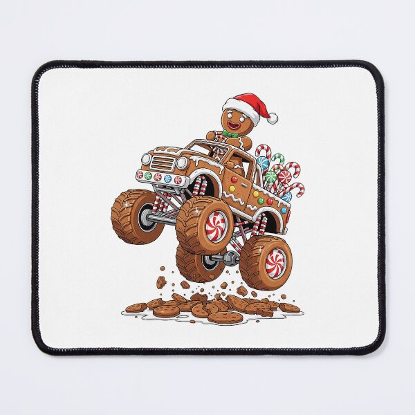 Item preview, Gingerbread Monster Truck Christmas designed and sold by Han1986.