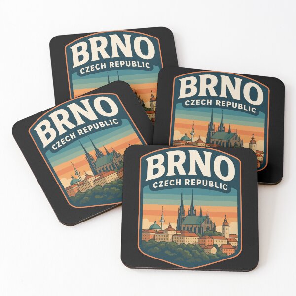 Item preview, Brno Czech Republic Retro Travel designed and sold by TomFrontierArt.
