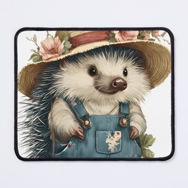 Item preview, Sweet Hedgehog Gardener - Cute Hedgehog designed and sold by Steele-Art.